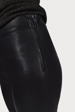 Husk LEATHER LEGGING - Black
