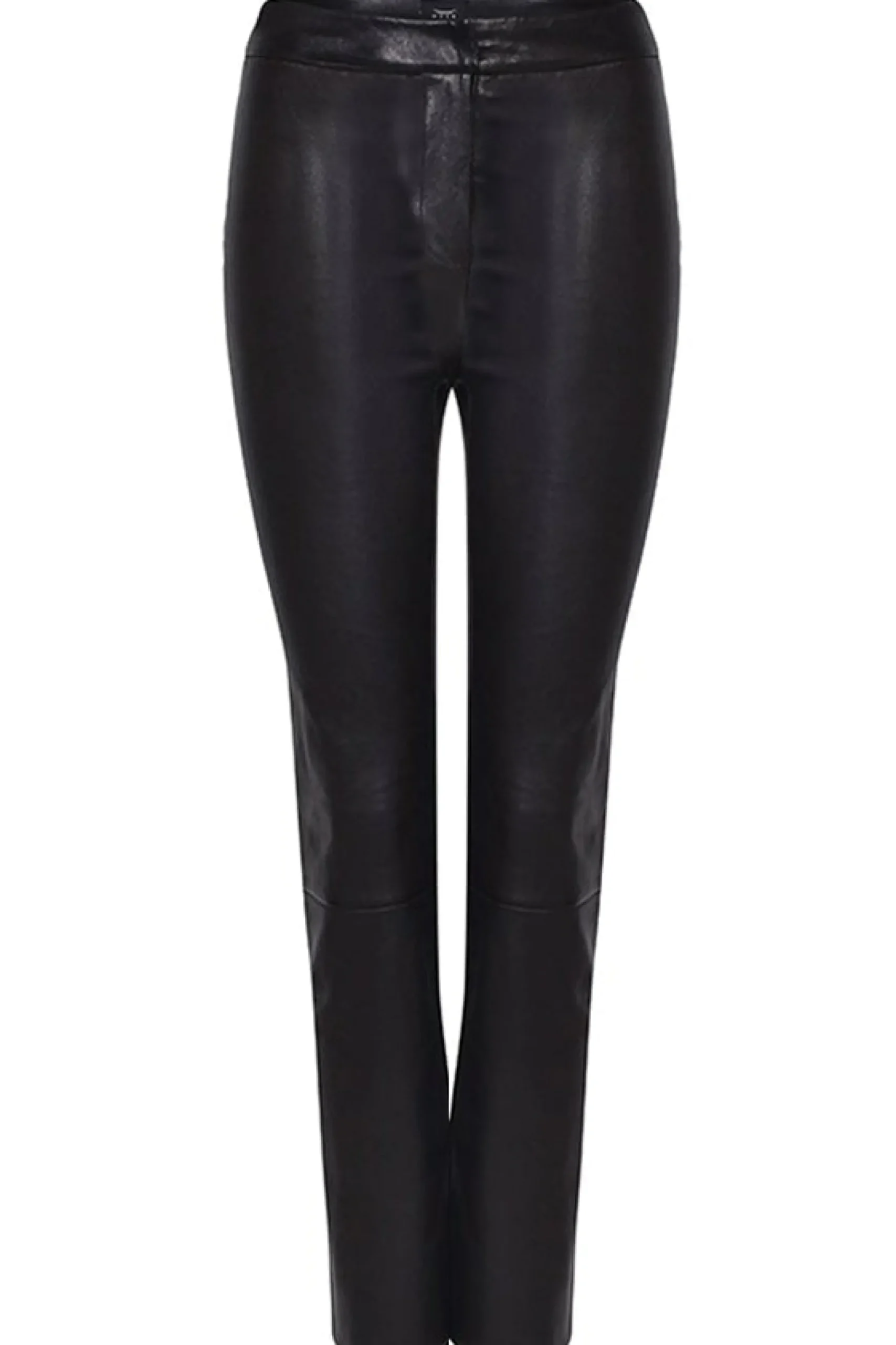 Husk Leather Pant - Black