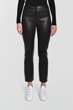 Husk Leather Pant - Black