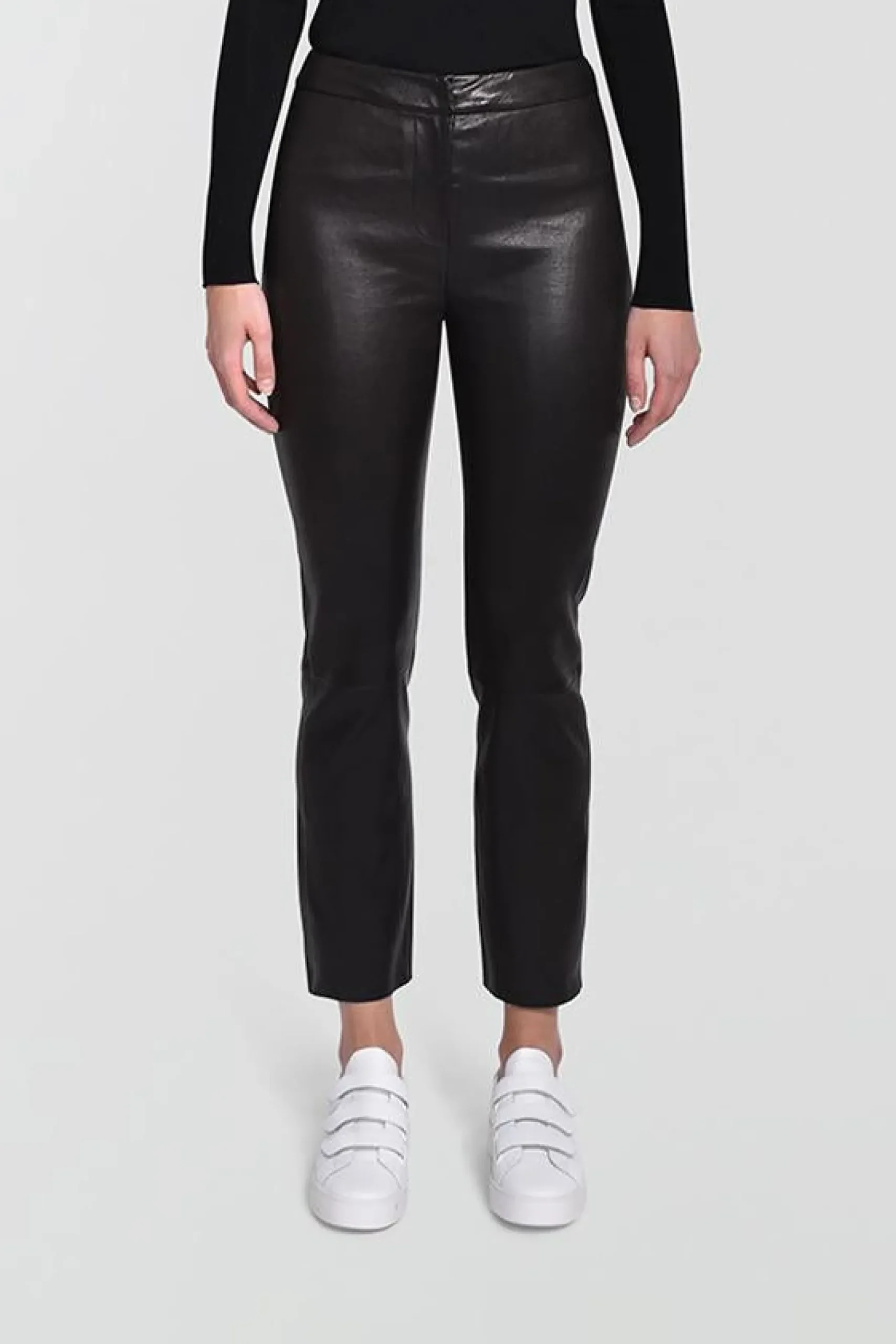 Husk Leather Pant - Black