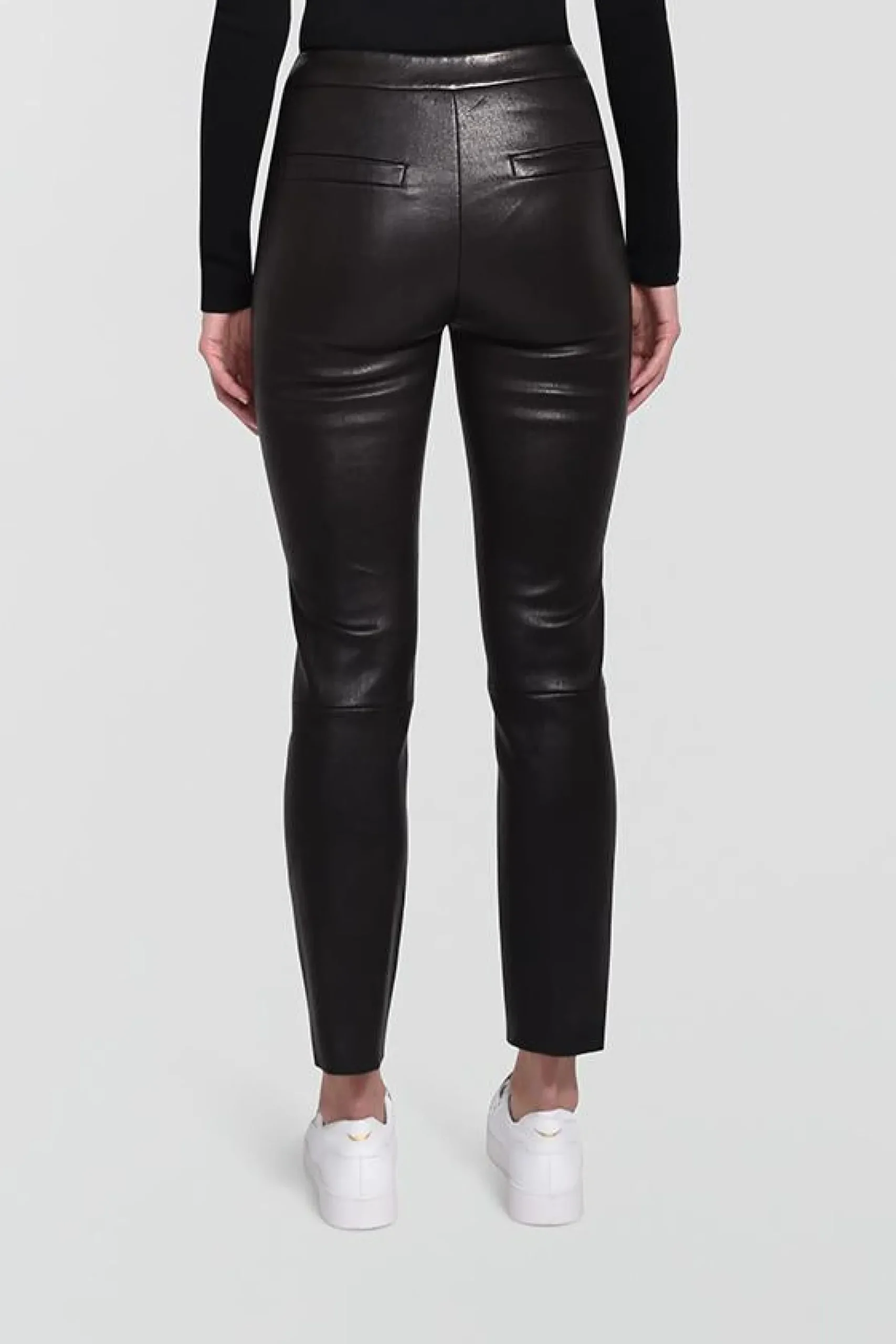 Husk Leather Pant - Black
