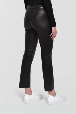 Husk Leather Pant - Black