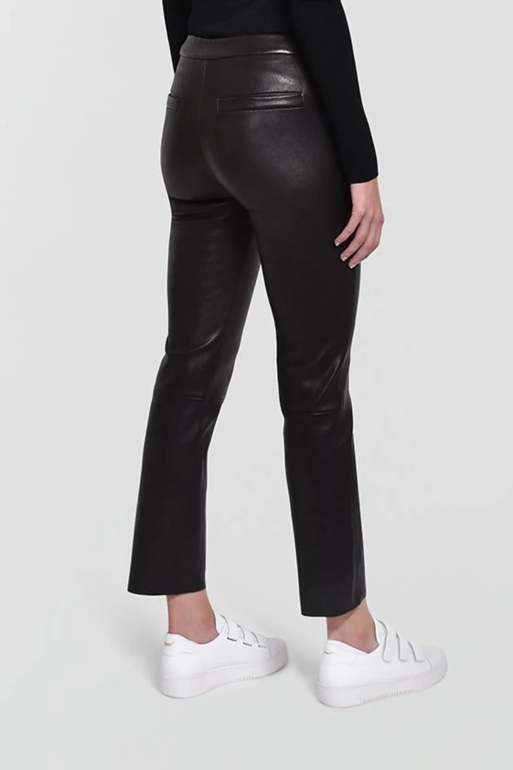 Husk Leather Pant - Black
