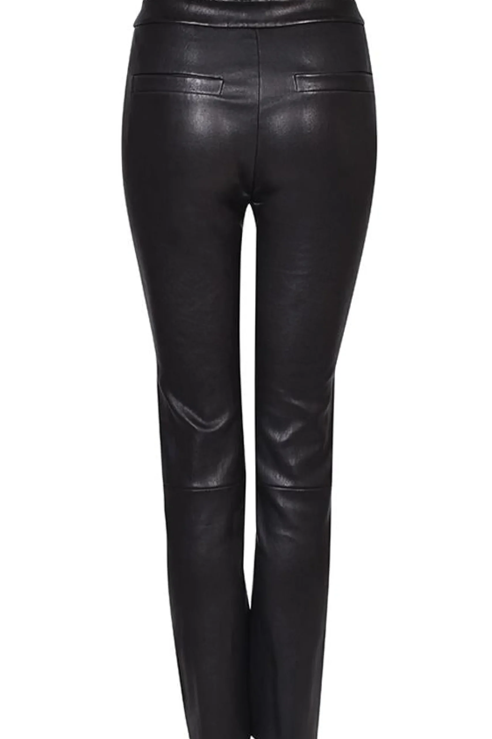 Husk Leather Pant - Black