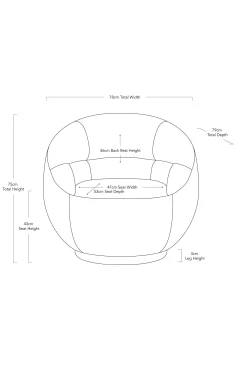 Husk Luna Chair - Multi Coloured