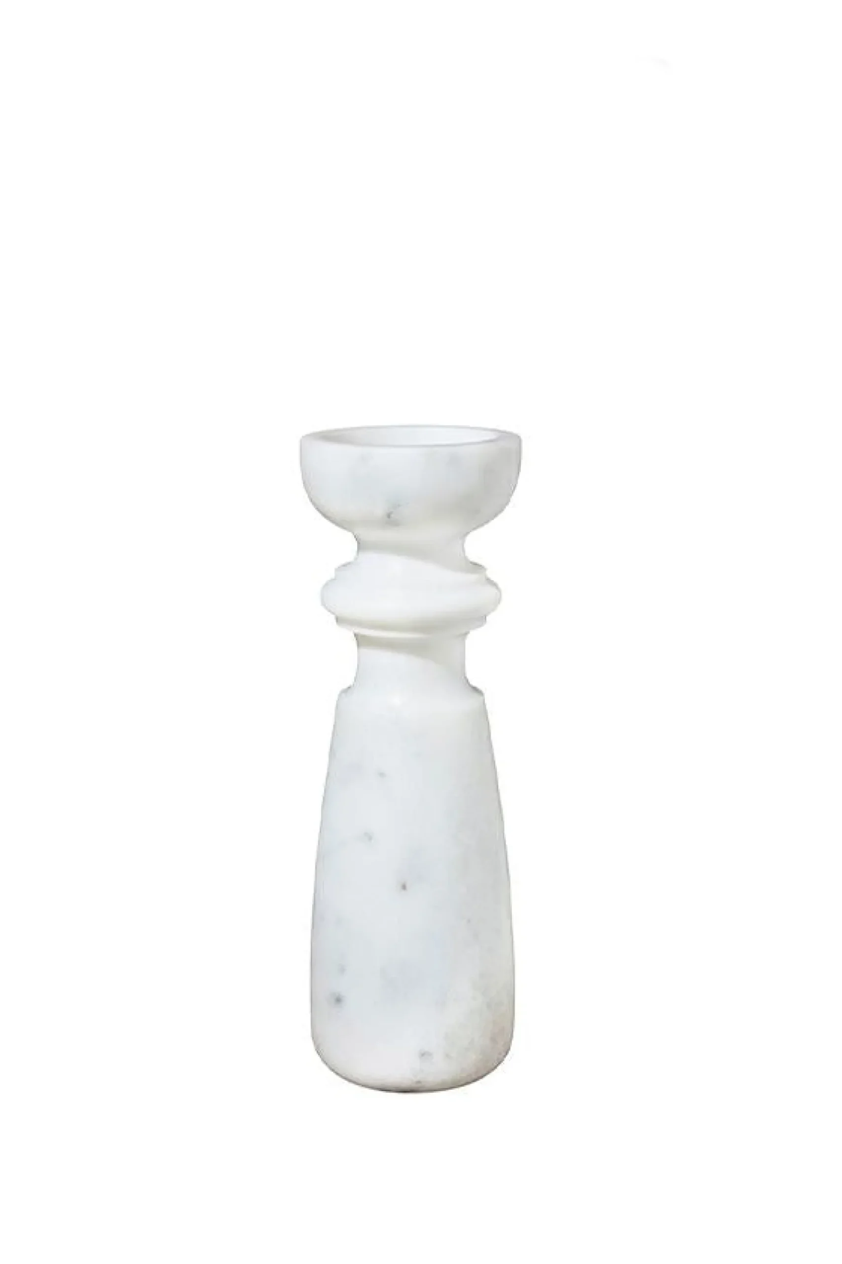 Husk Marble Candlestick