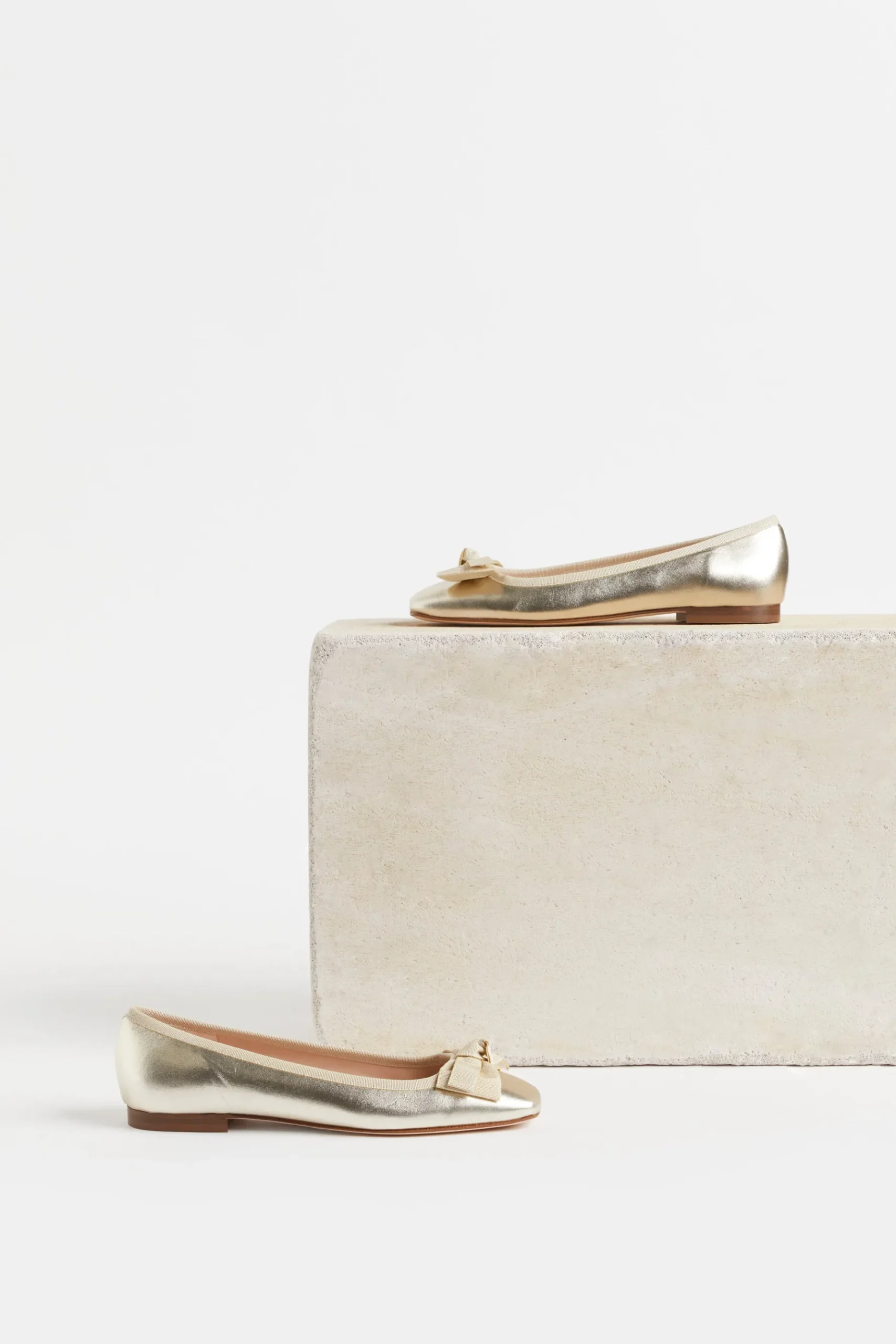 Husk MIA BALLET - Gold Metallic