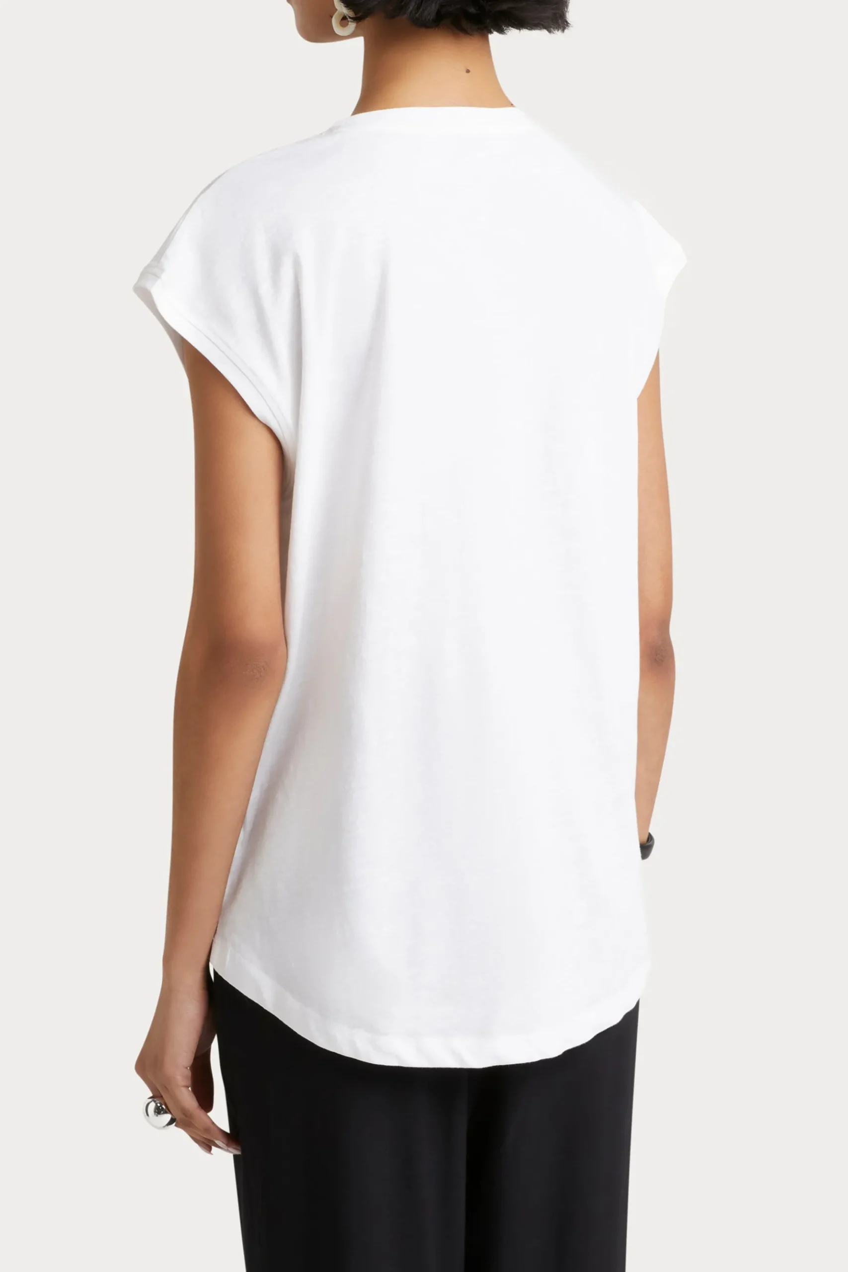 Husk Muscle tee - White