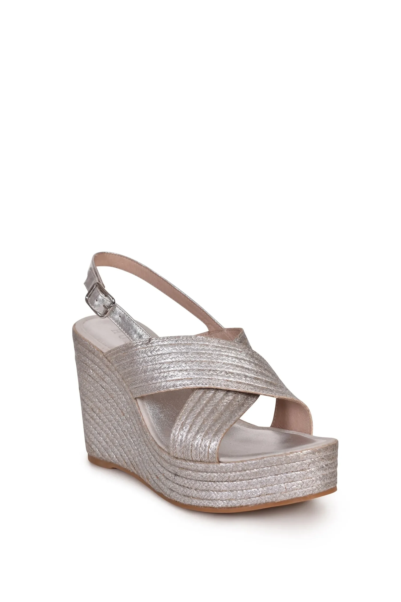Husk MYA ESPADRILLE - Silver
