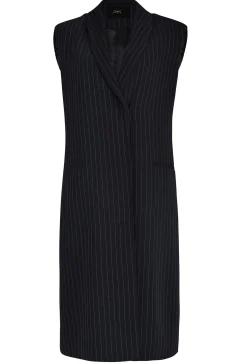 Husk Pia Gilet - Black Strp