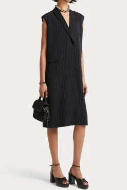 Husk Pia Gilet - Black Strp