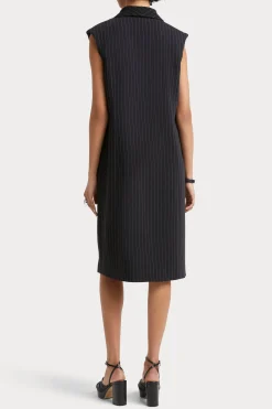 Husk Pia Gilet - Black Strp