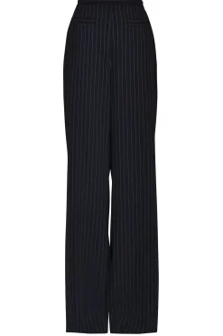 Husk Pia pant - Black Strp