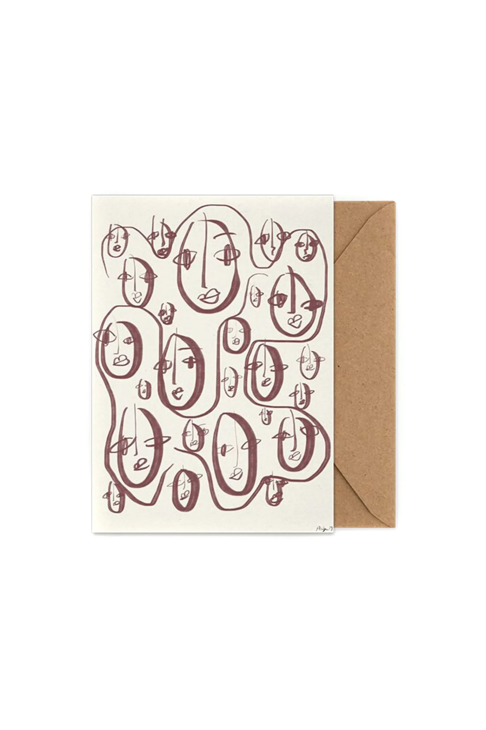 Husk Pink Portrait - Multi Coloured