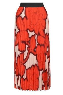 Husk Pleat Skirt Pr - Print