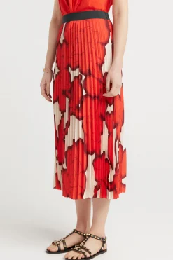 Husk Pleat Skirt Pr - Print
