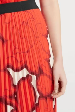 Husk Pleat Skirt Pr - Print