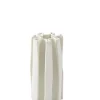 Husk Pleat Vase - Ivory