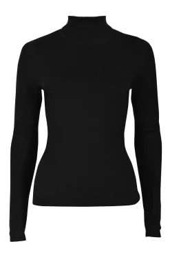 Husk ROLL NECK - Black