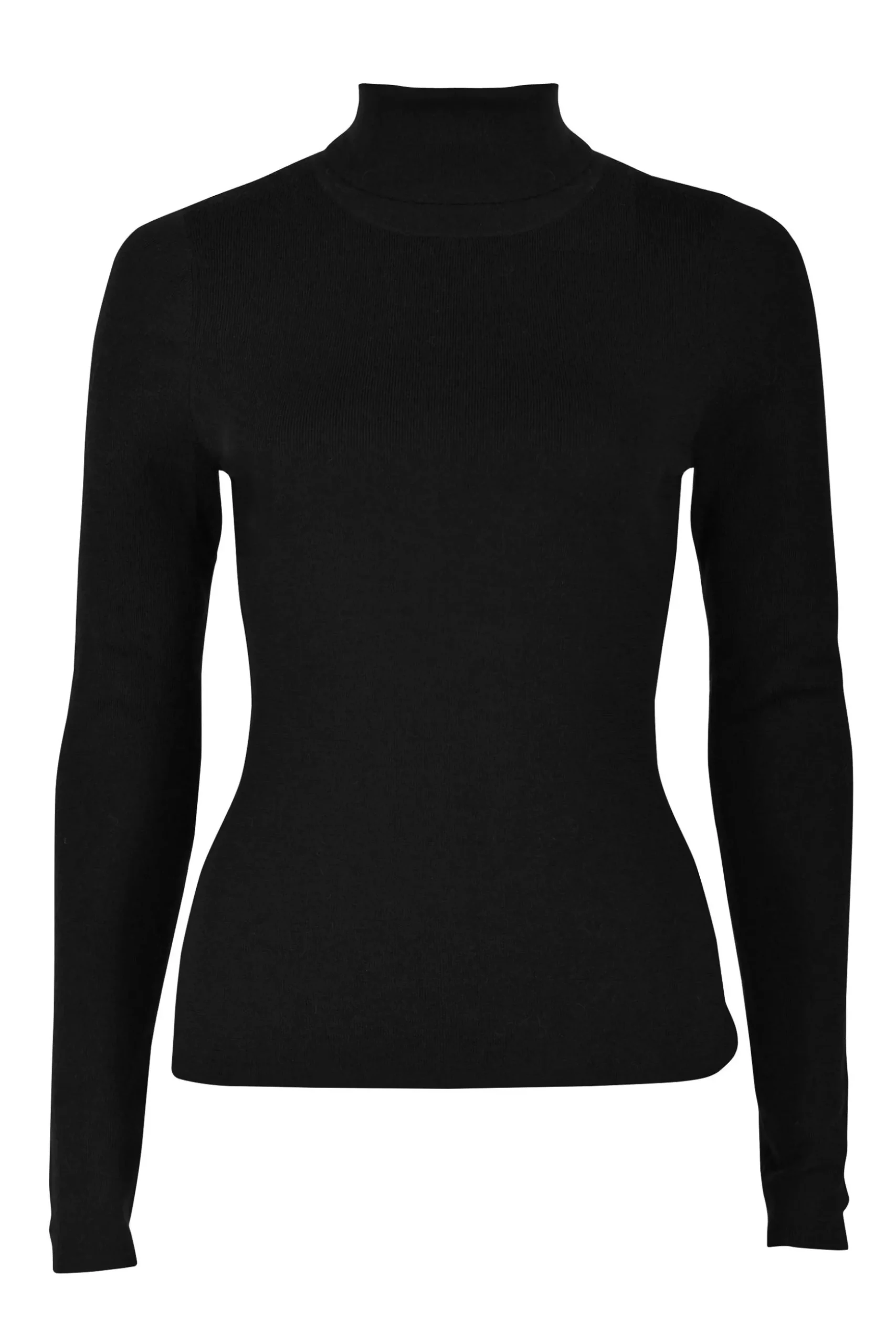 Husk ROLL NECK - Black
