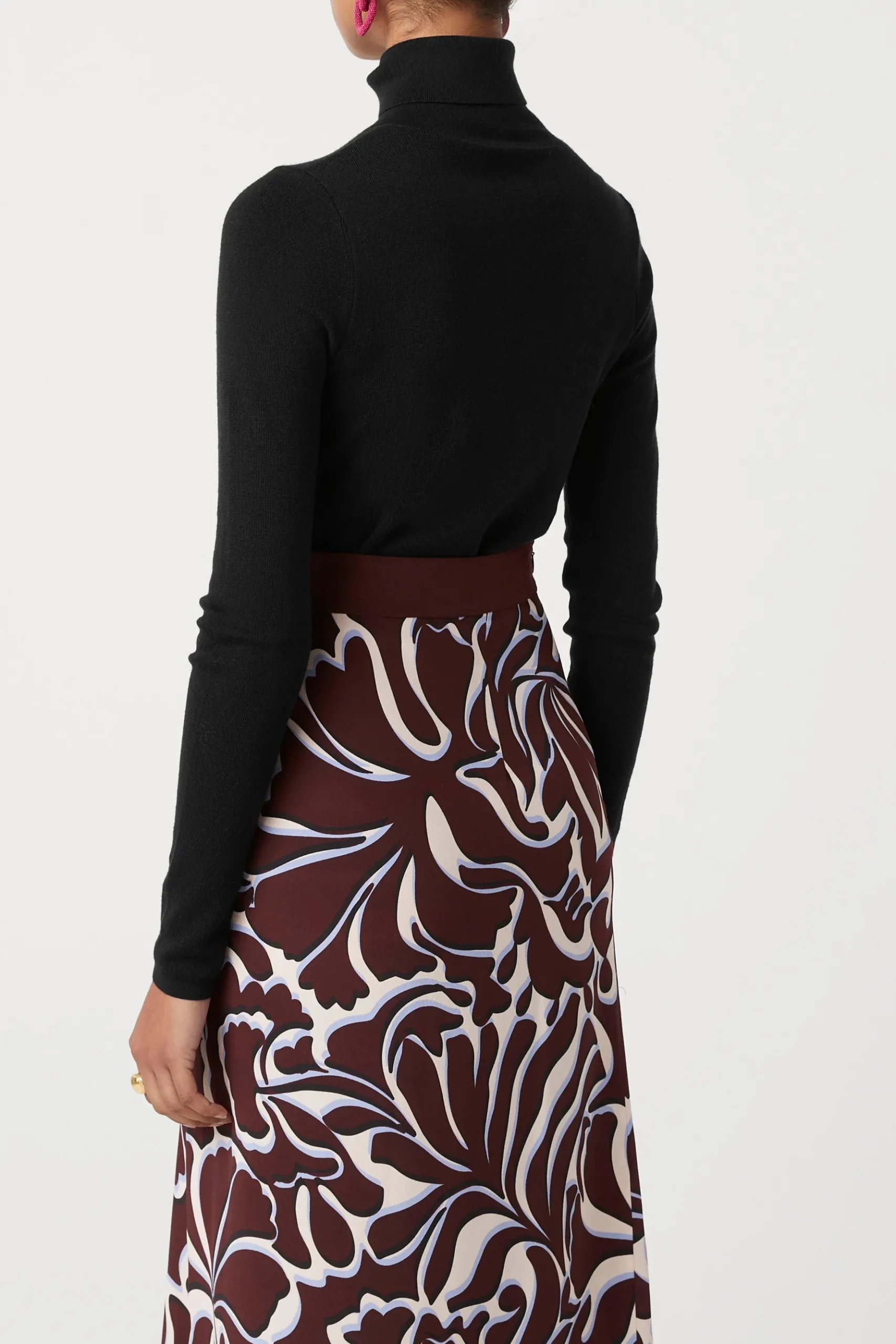 Husk ROLL NECK - Black