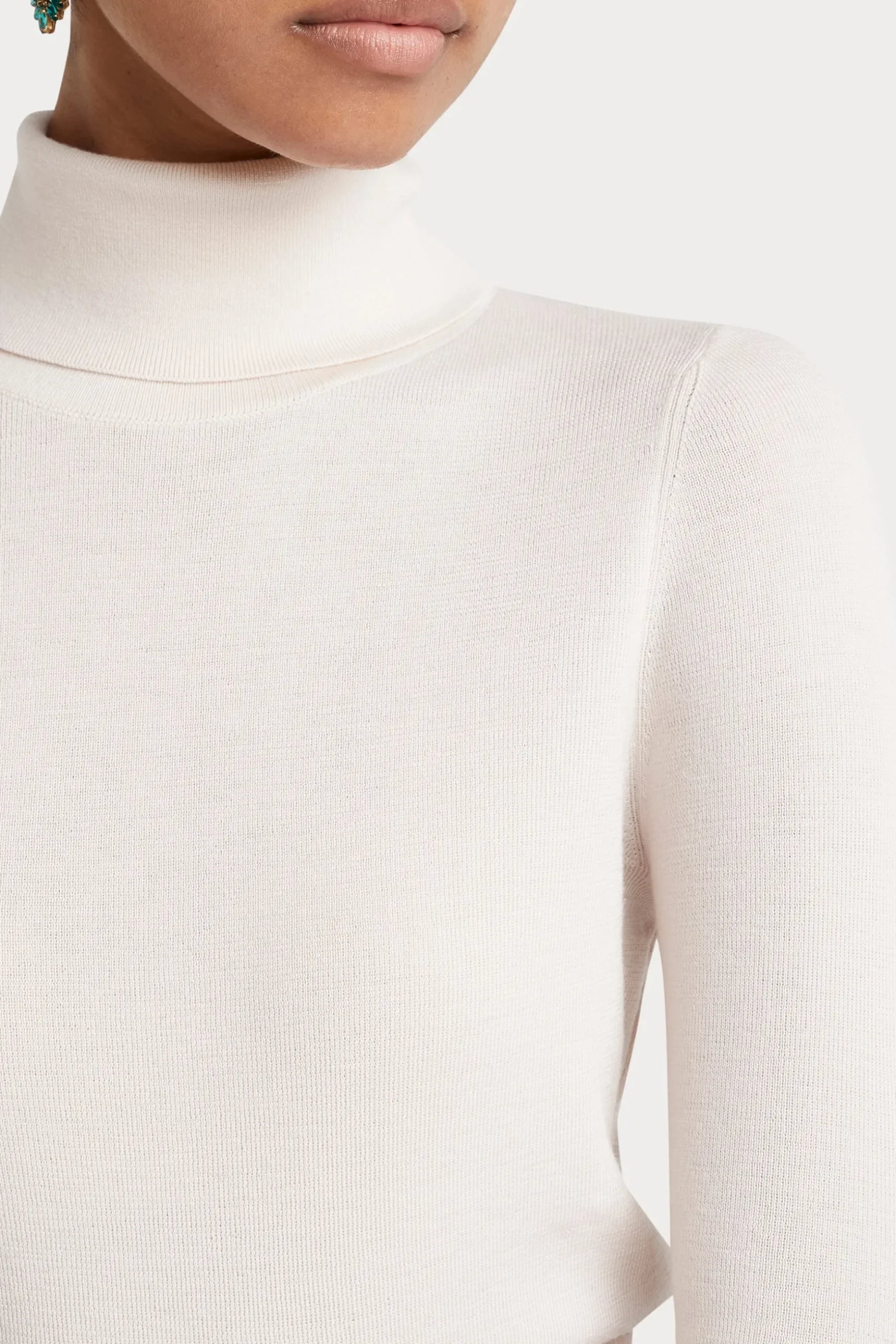 Husk ROLL NECK - Eggshell