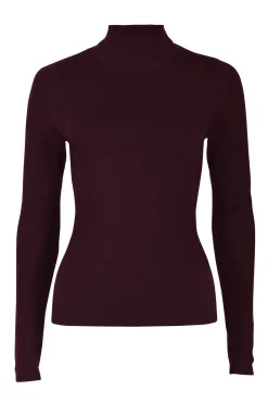 Husk ROLL NECK - Plum