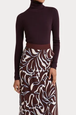 Husk ROLL NECK - Plum