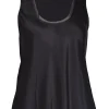Husk Satin cami - Black