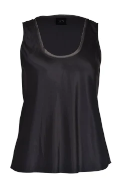 Husk Satin cami - Black