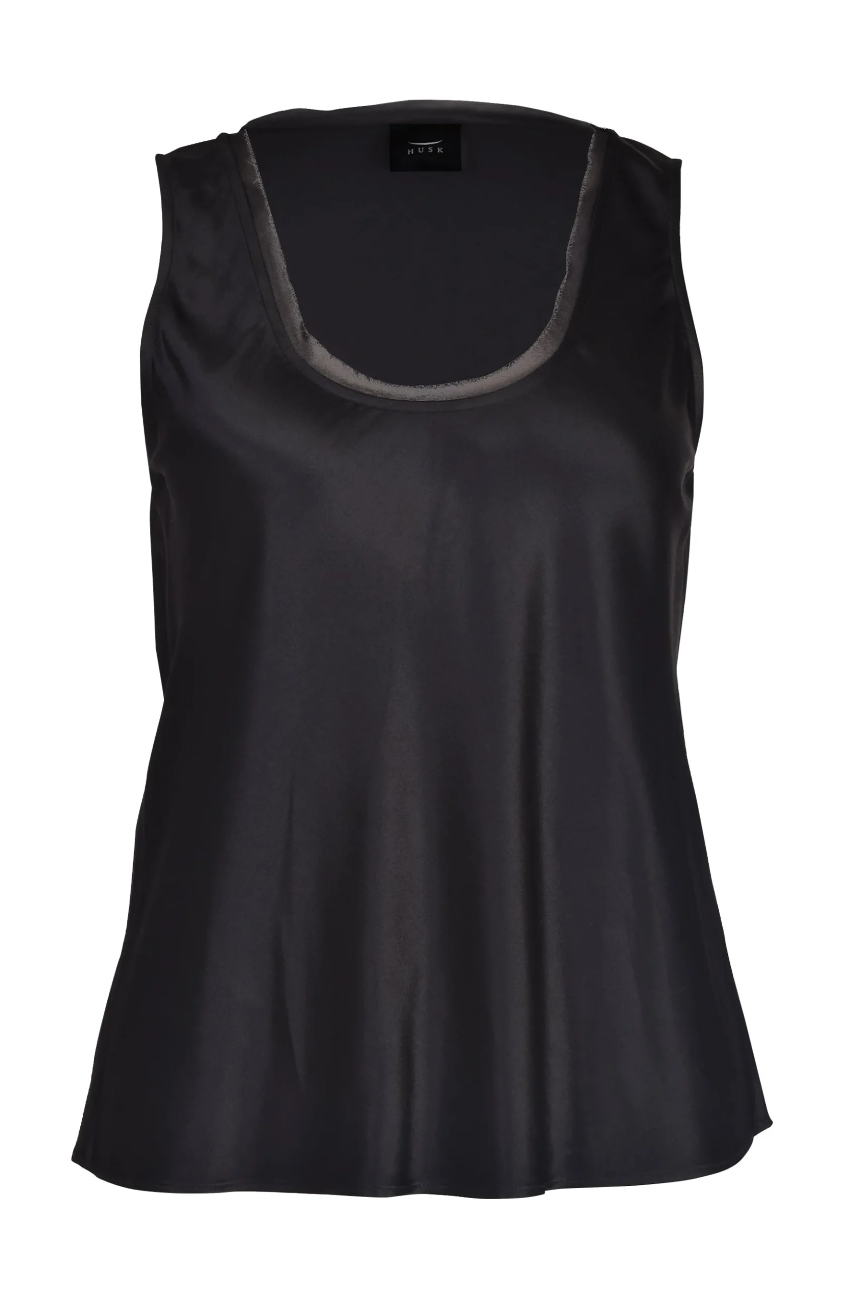Husk Satin cami - Black