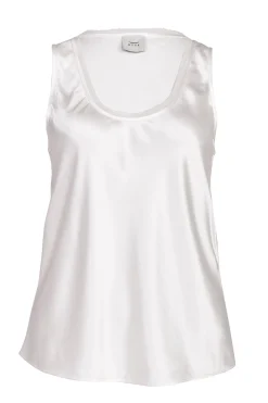 Husk Satin cami - Oyster