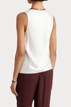 Husk Satin cami - Oyster