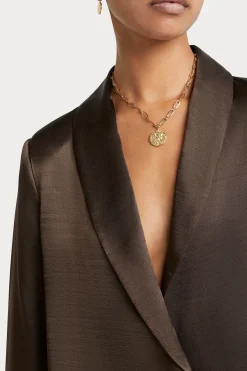 Husk SIENNA BLAZER - Chocolate