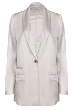 Husk SIENNA BLAZER - Oyster