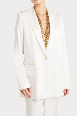 Husk SIENNA BLAZER - Oyster