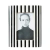 Husk Striped Frame - Black & White