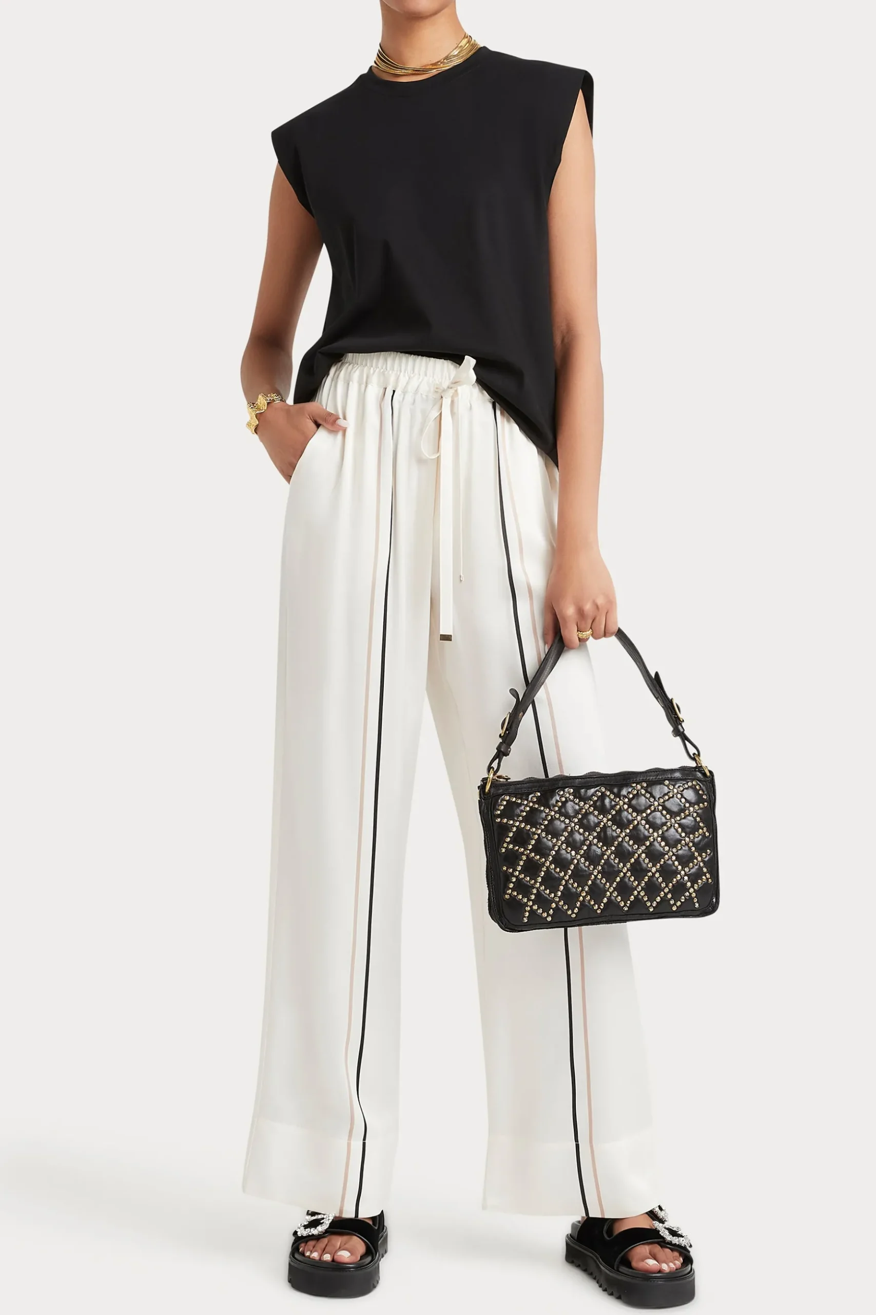 Husk Tailored tank - Black