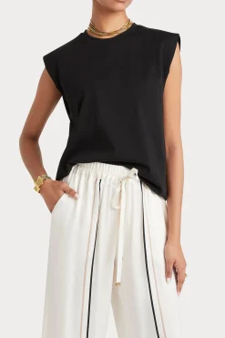 Husk Tailored tank - Black