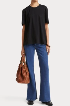 Husk Tailored tee - Black