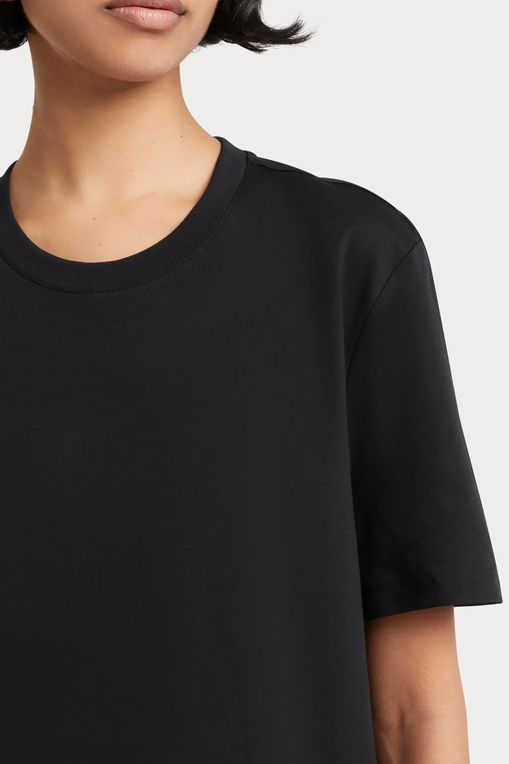 Husk Tailored tee - Black