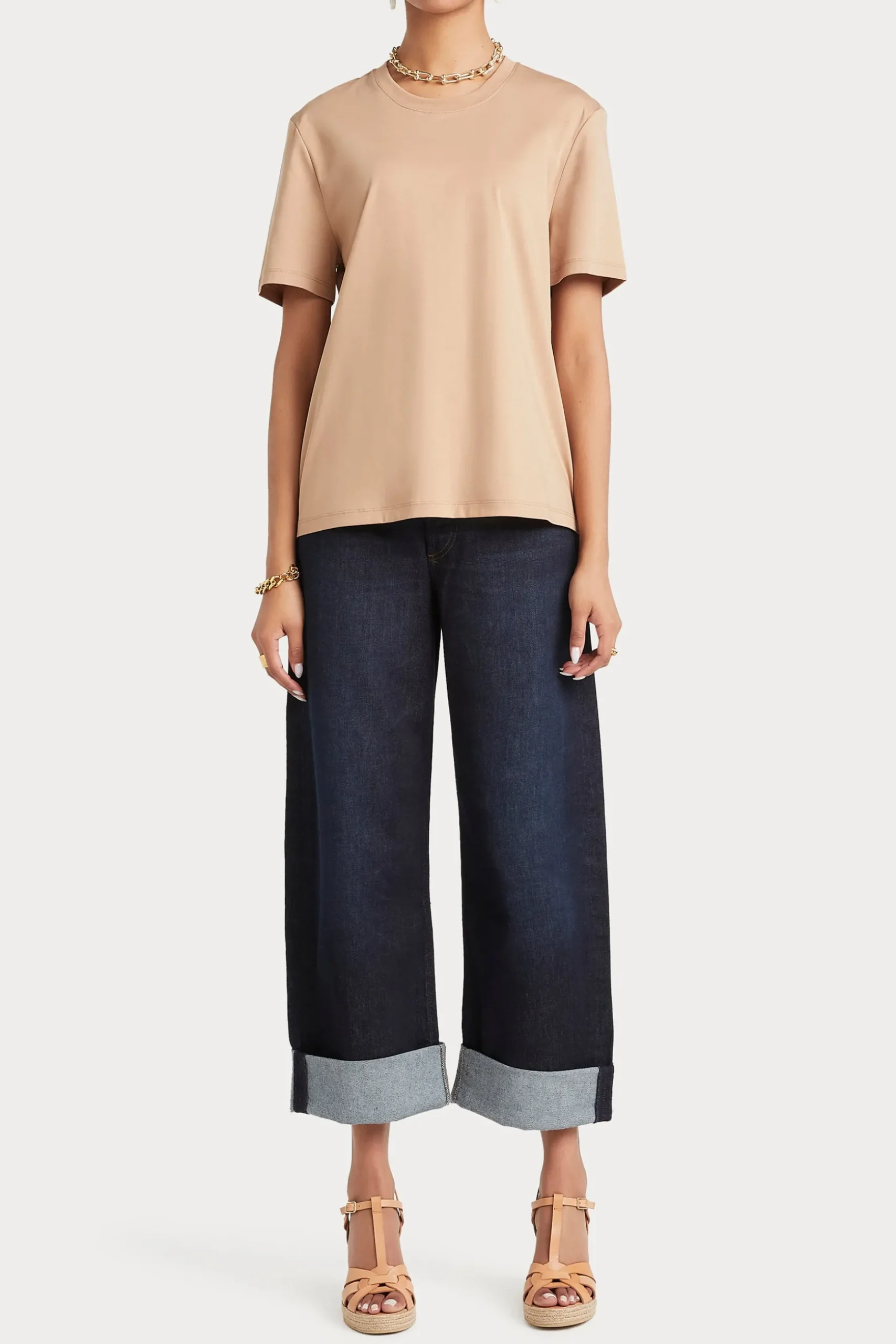 Husk TAILORED TEE - Mocha