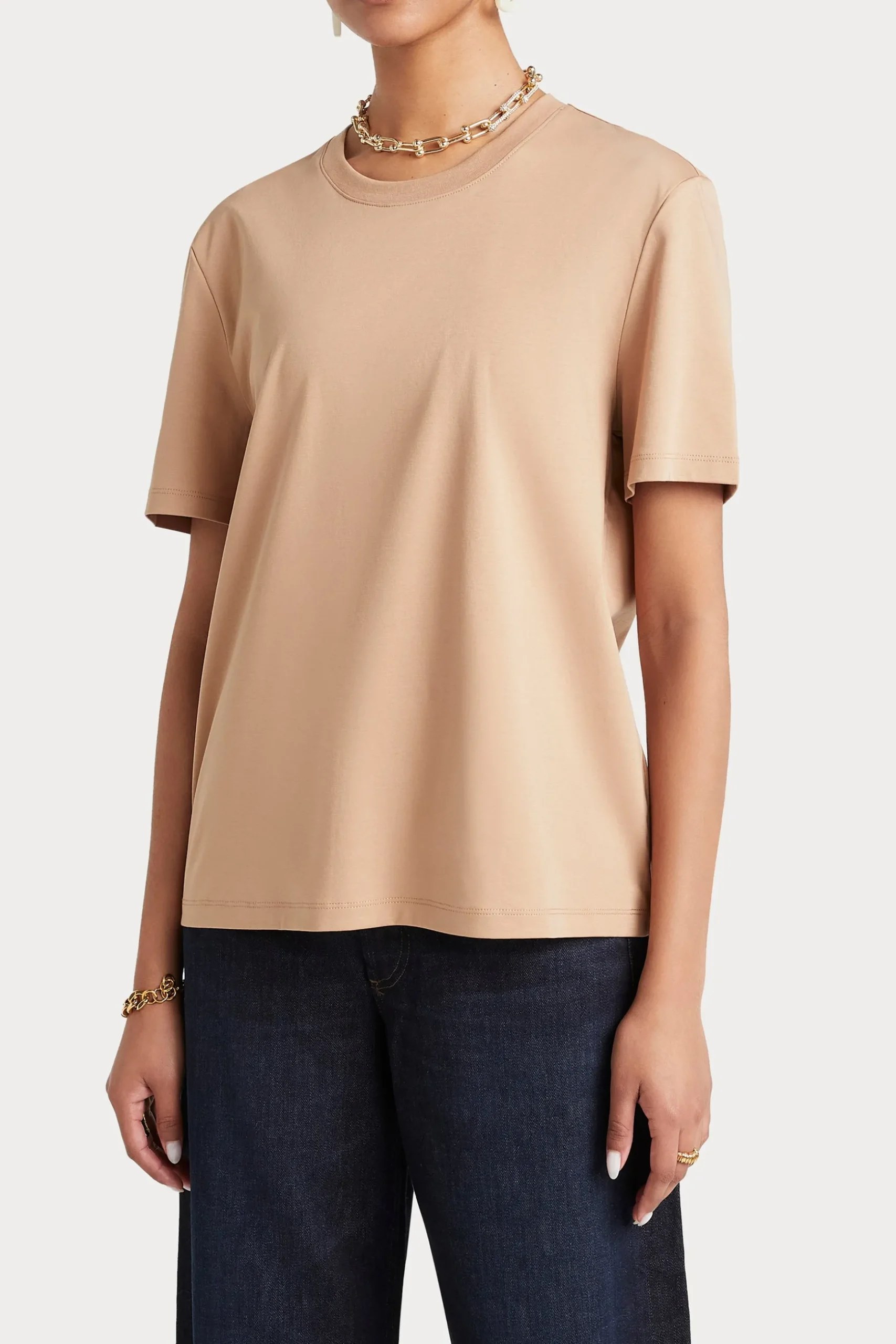 Husk TAILORED TEE - Mocha