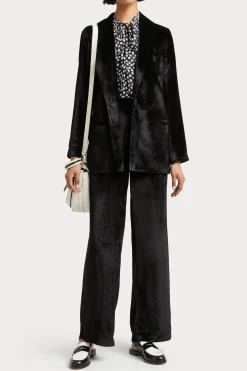 Husk Velvet pant - Black