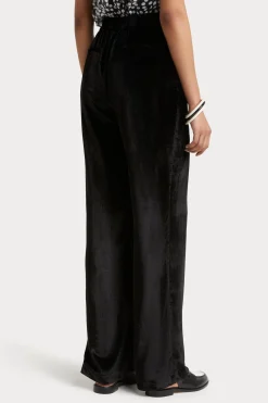 Husk Velvet pant - Black
