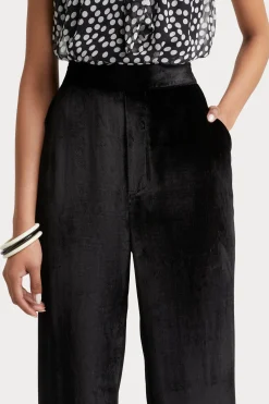 Husk Velvet pant - Black