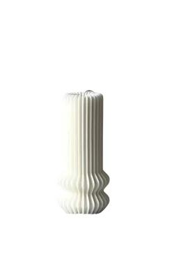 Husk Willow Candle - Ivory