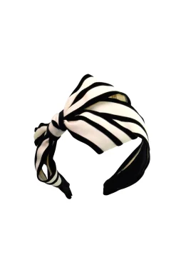 Jennifer Ouellette Lina Headband - Black & White