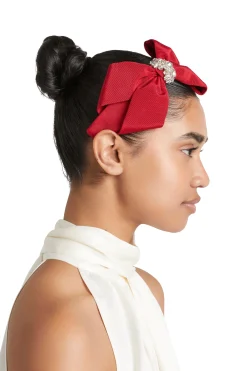 Jennifer Ouellette Lina Headband - Red