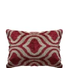 Les Ottomans Double Cushion - Red